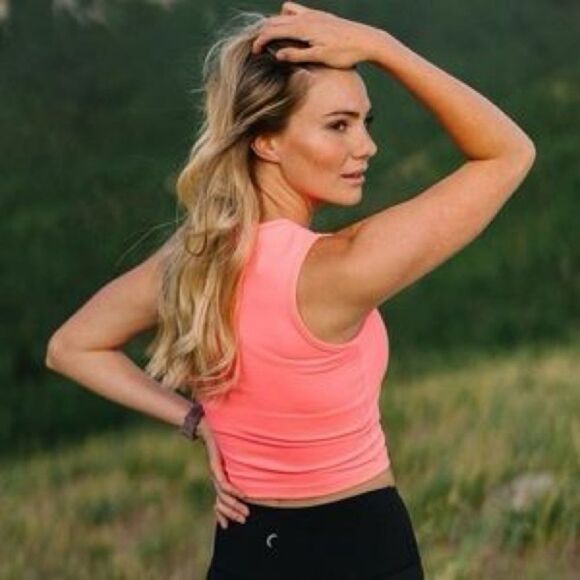 Zyia Active Tops - NWT Zyia Pink Flamingo Stronger Tank Size XXL Crop Top Gym Sport Yoga Running